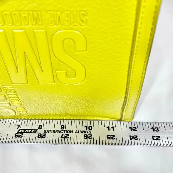 Steve Madden Purse Bag Satchel Bmatteo Top Handle Cress Green Shoulder Strap - Picture 12 of 14